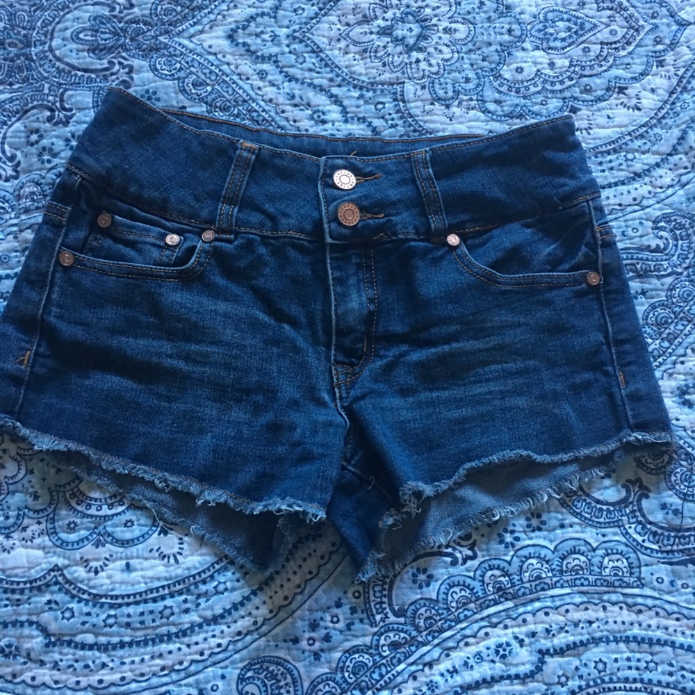 Denim shorts